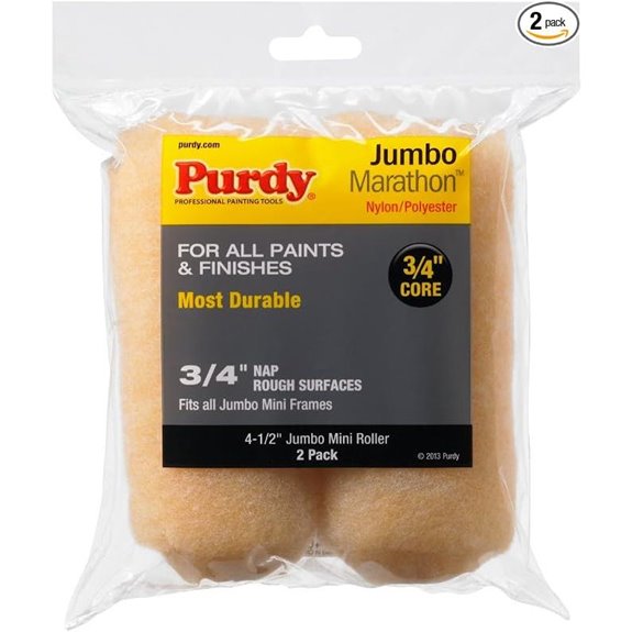 Purdy 2-Pack Mini Roller Replacements - 4-1/2 Cover 3/4 inch