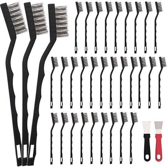 30 PCS Mini Stainless Steel Wire Brush Set