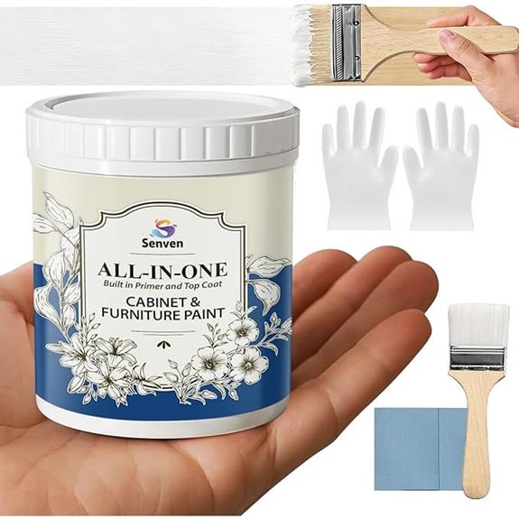 All-In-One White Paint 5.3 Oz Multi-Surface Kit