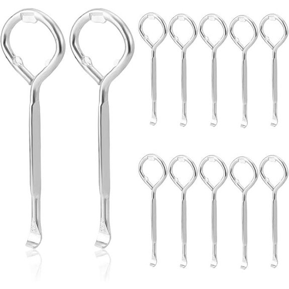 12pcs Steel Paint Can Opener Multi-Use Tool
