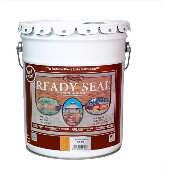Ready Seal Exterior Wood Stain and Sealer (5-Gallon Natural Cedar)