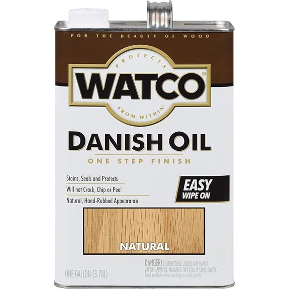 Rust-OLEUM 242217 Watco Gallon Natural Danish Oil Wood Finish