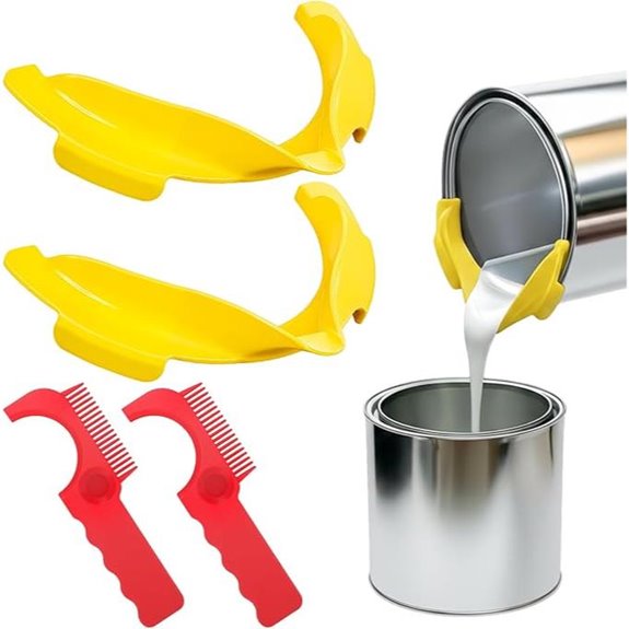 Novabright 2-Pack Gallon Paint Can Spout Kit