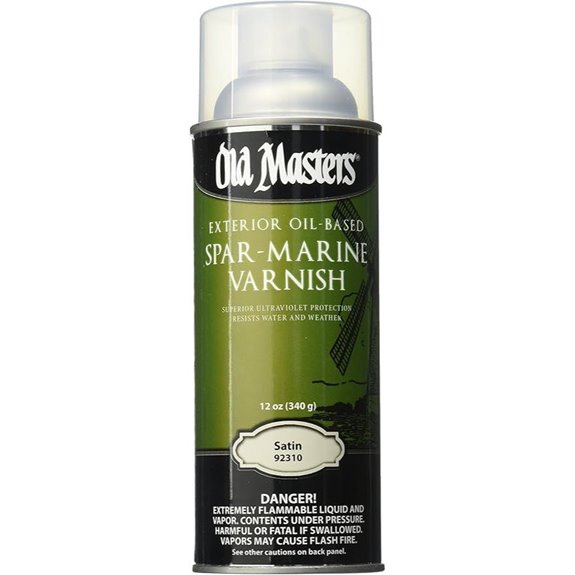 OLD MASTERS 92310 Spar Varnish 12 oz Satin