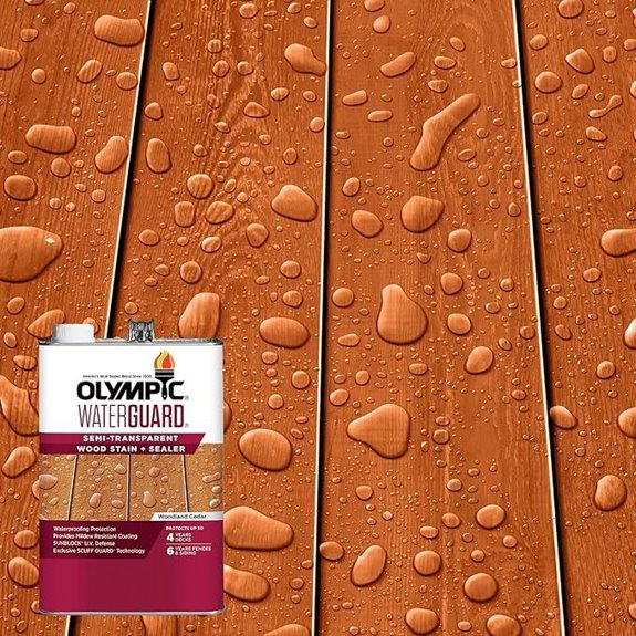 Olympic WaterGuard Woodland Cedar Wood Stain (1 gal.)