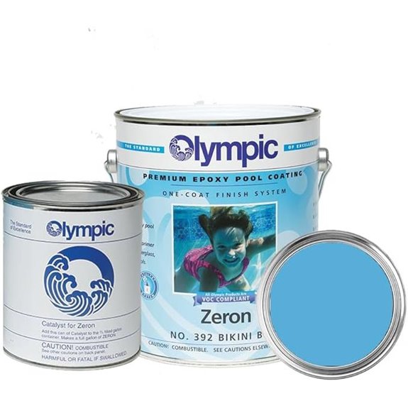 Olympic Zeron Bikini Blue Epoxy Pool Paint (1 Gallon)