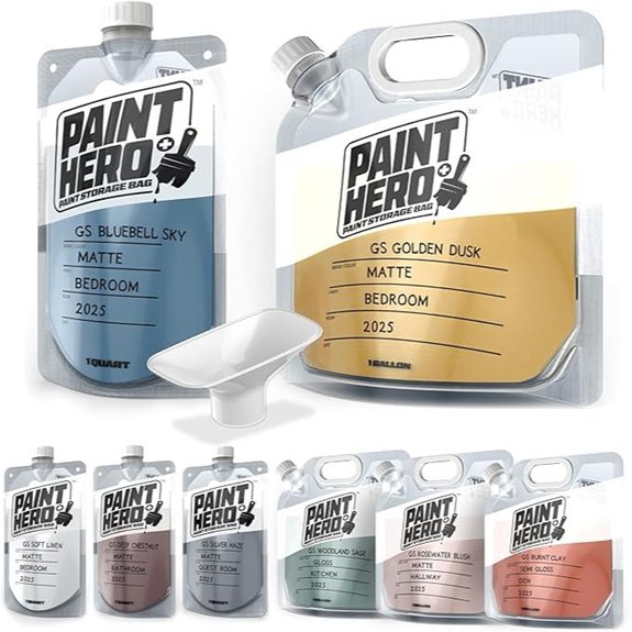Paint Hero 8-Pack Airtight Paint Storage Bags