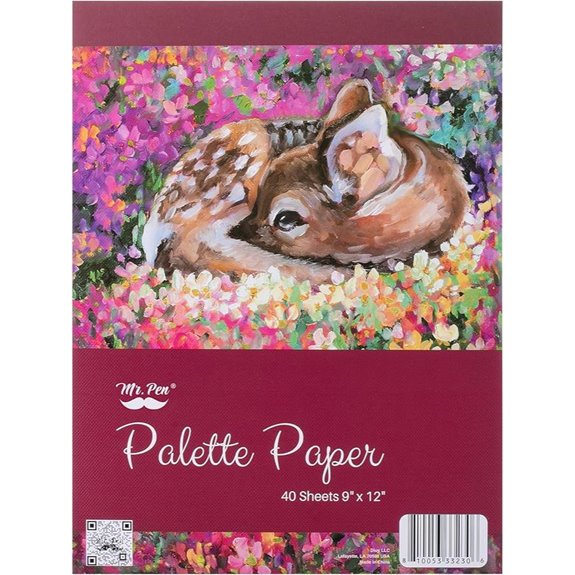 Mr. Pen Disposable Paint Palette Paper Pad (9x12 40 Sheets)