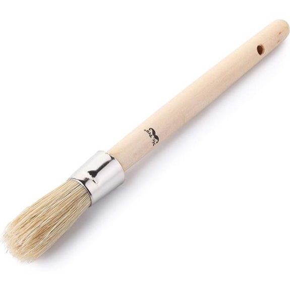Mr. Pen Round Wax Brush for Furniture (0.7 Inch)