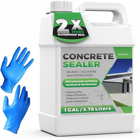 1 Gallon Penetrating Concrete Sealer for Indoor/Outdoor Use