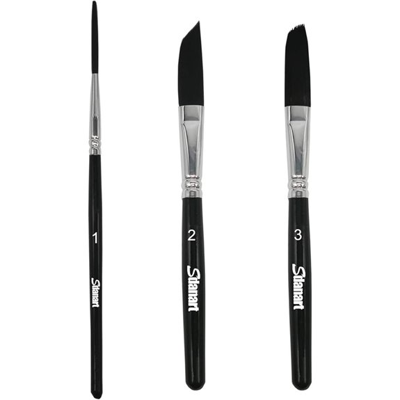 Sdanart 3-Piece Pinstriping Brush Set