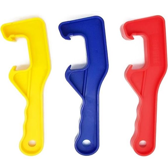 3-Piece Plastic Bucket Lid Opener Wrench Tool Set