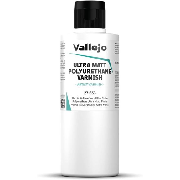 Vallejo Polyurethane Varnish Ultra Matt Finish (200ml)