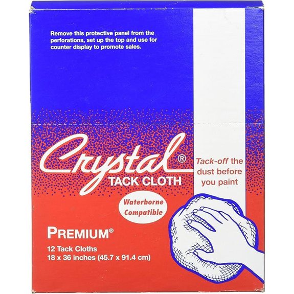 Premium Tack Cloths Bond Crystal Brand 18 x 36 12 Cloths Per Box