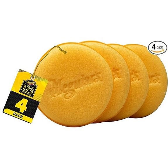 Meguiar's W0004 Supreme Shine 4 Foam Applicator Pads – 4 Pack