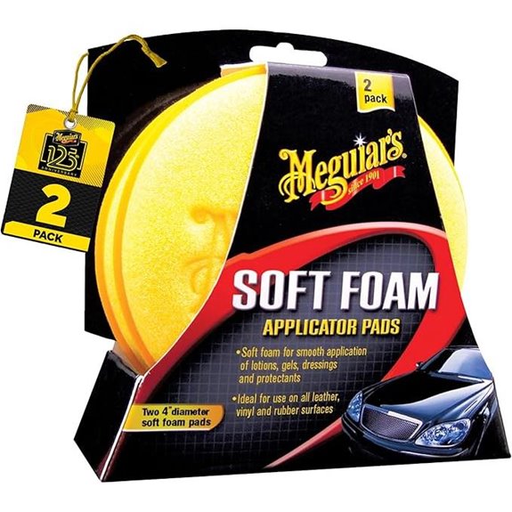 Meguiar's 4 Soft Foam Applicator Pads (2-Pack)