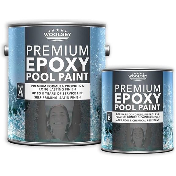 WOOLSEY Premium Epoxy Pool Paint for Swimming Pools - White