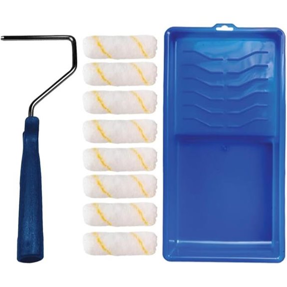 Pro Grade 10-Piece Mini Paint Roller Tool Kit
