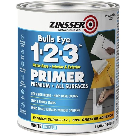 1 Quart Bulls Eye 1-2-3 Primer Sealer Stain Killer