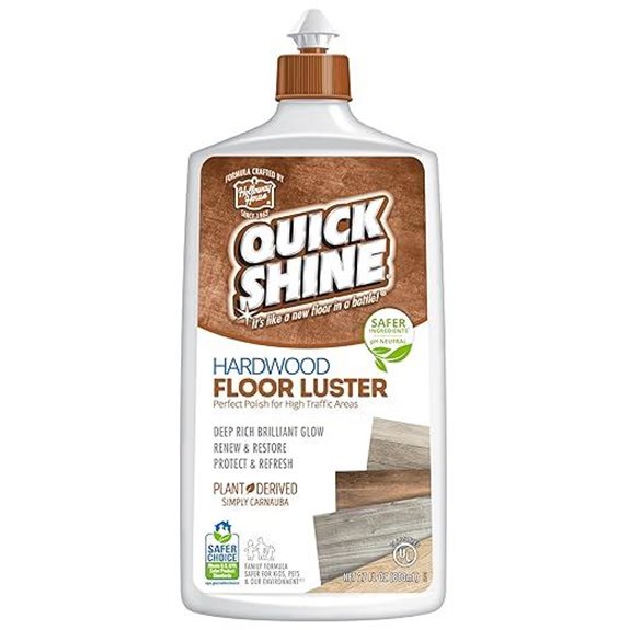 Quick Shine Hardwood Floor Polish 27oz Plant-Derived
