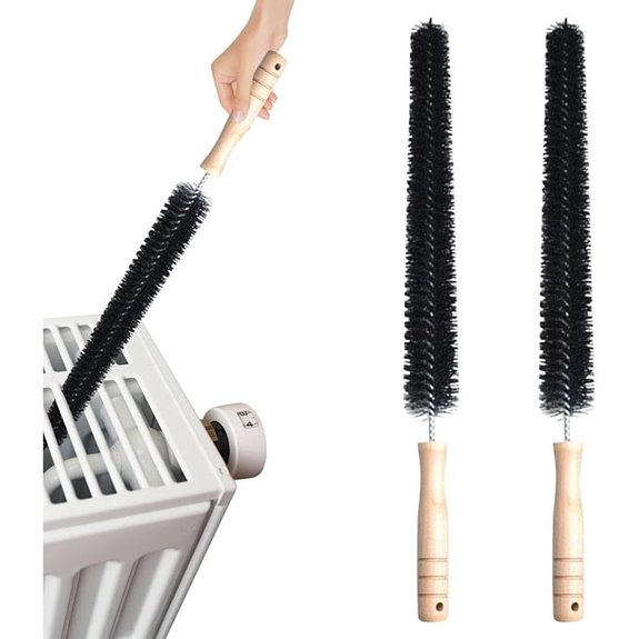 2 Pcs Radiator/Dryer Lint Vent Cleaner Brush
