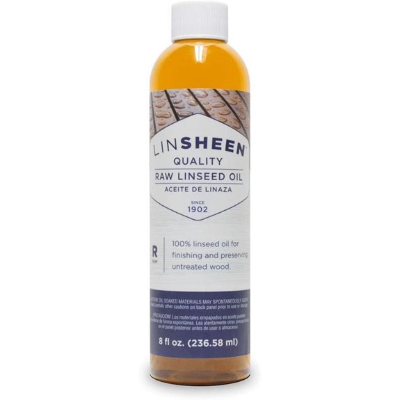 LinSheen Raw Linseed Oil Wood Conditioner (8 oz)