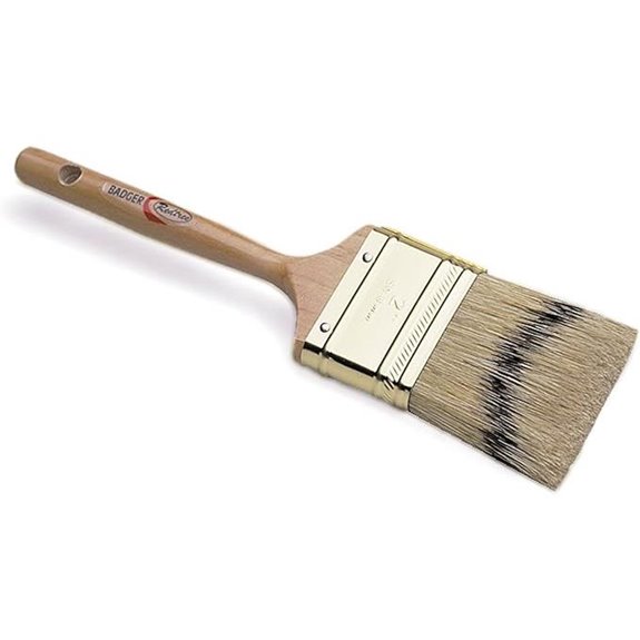 REDTREE 10031 Badger Fine Finish Natural Bristle Paint Brush - 2