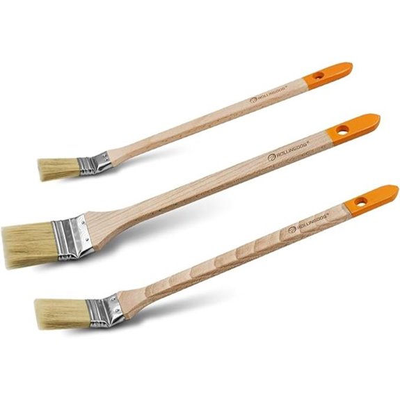 ROLLINGDOG Radiator Brush 3-Piece Set (25mm 38mm 50mm)