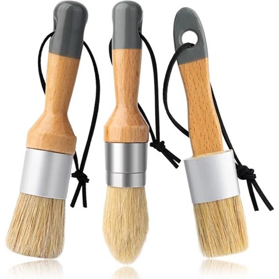 Mister Rui Chalk Wax Paint Brush Set (3pcs)