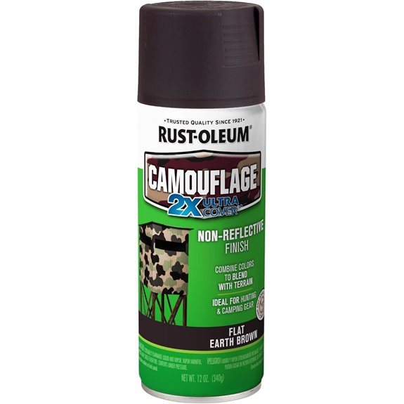 Rust-Oleum Camouflage Spray Paint Flat Earth Brown