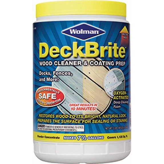Rust-Oleum 16003 3-Pound Jar Wolman Deckbrite Wood Cleaner and Coating Prep