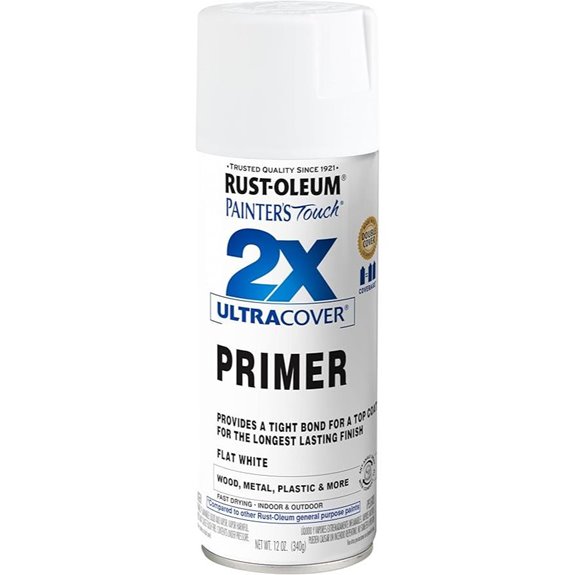 Rust-Oleum Painter's Touch Primer Spray Flat White (12 oz)