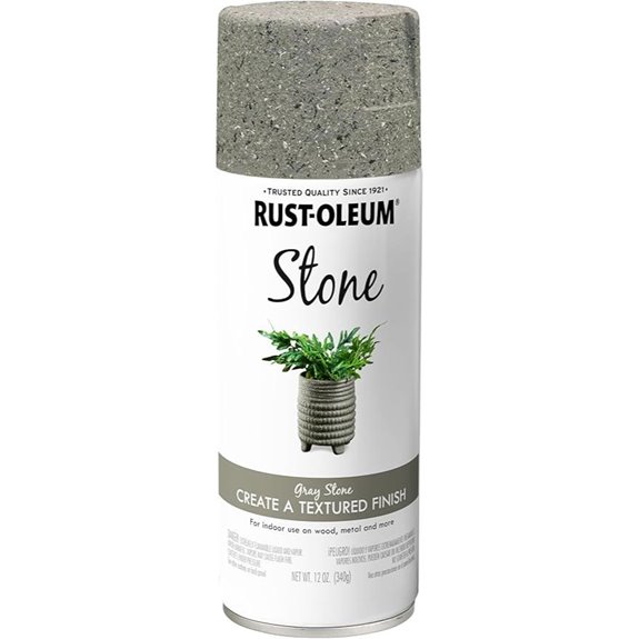 Rust-Oleum 7992830 Stone Creations Spray Paint 12 oz Gray Stone