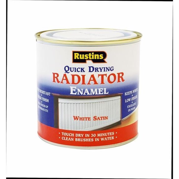 Rustins Quick Drying Radiator Enamel Satin 250ml