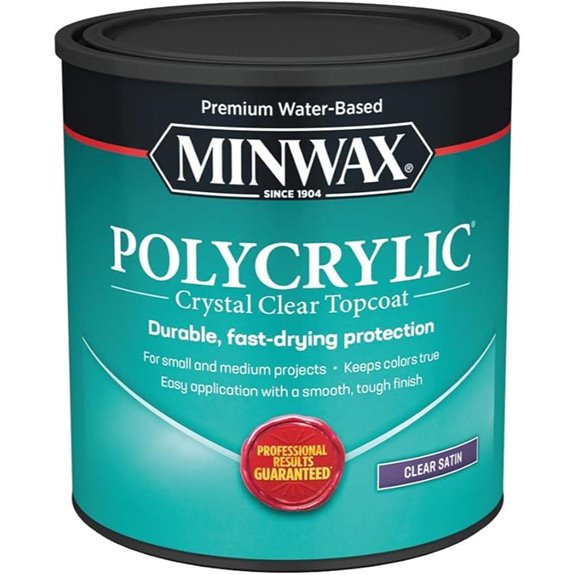 Minwax Polycrylic Water-Based Protective Finish Satin