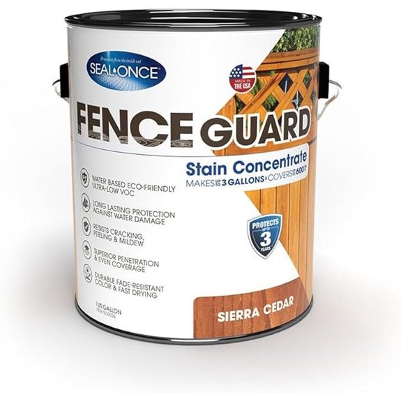 SEAL-ONCE Fence Guard Sierra Cedar Stain Concentrate (1-Gal)