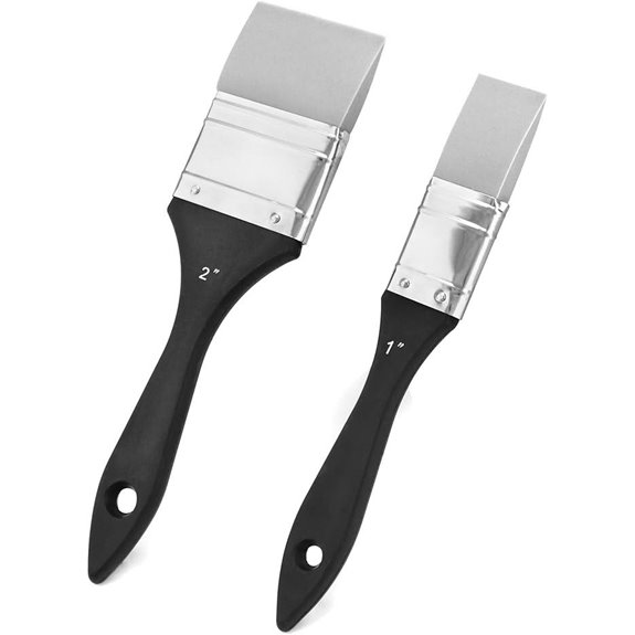 QWORK Silicone Color Shaper Brush Set (2 Pcs)