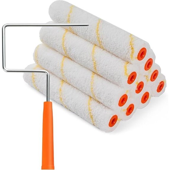 Microfiber Paint Roller Covers 6 Inch (10-Pack)