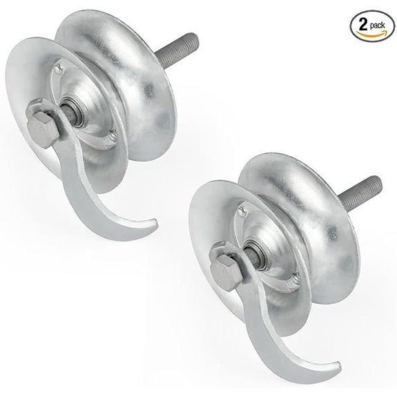 2 Pack 5 Sliding Gate Rollers for 1 5/8 Pipe Track