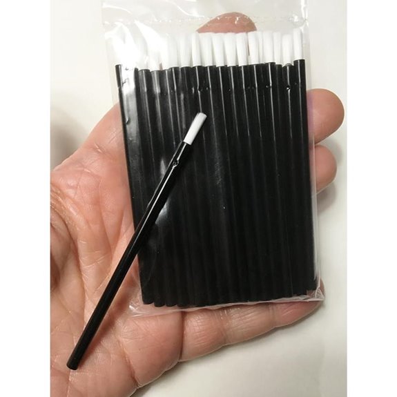 M00461 25pc Small Disposable Tiny Craft Brushes for Paint Lacquer Glue QC1