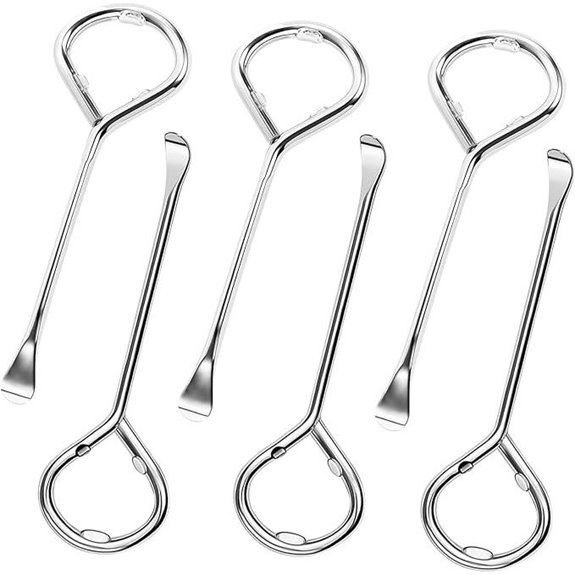 6-Pack Stainless Steel Bottle and Paint Can Openers