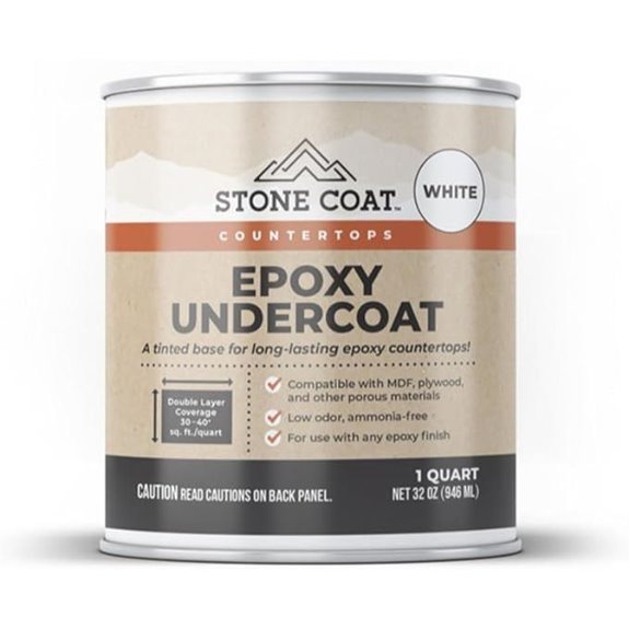 Stone Coat Epoxy Undercoat Primer for Countertops (1 Quart)