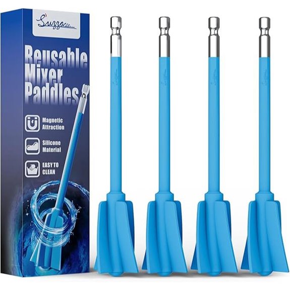 Suzzam Silicone Resin Mixer Paddles (4-Piece)