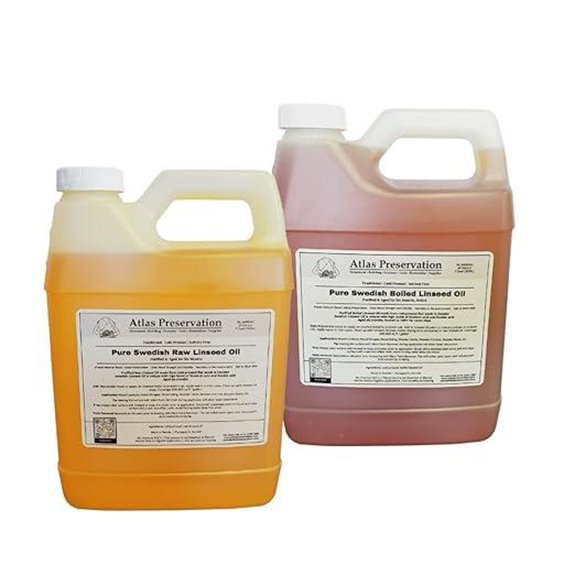 Pure Swedish Linseed Oil Set - 2 Quarts