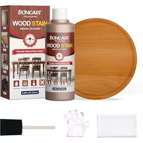 Boncart Water-Based Wood Stain 250mL (Teak)