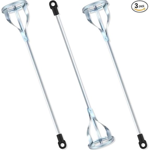 Therwen 3 Pcs Paint Mixer Drill Attachment