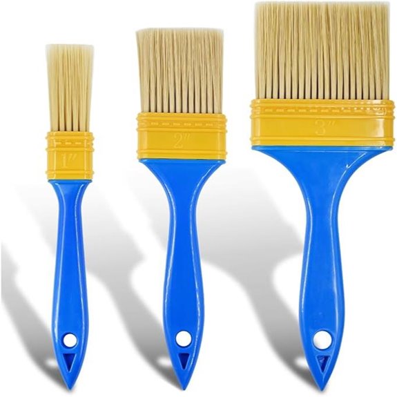 DTDNZKN 3 Pack Paint Brushes for Wood & Walls