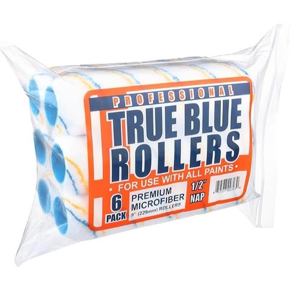 True Blue 9 Professional Paint Roller Covers (6-Pack 1/2 Nap)