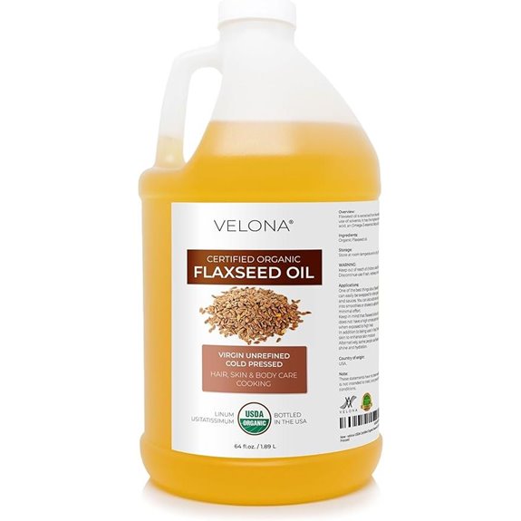 Velona Organic Flaxseed Oil 64 Fl Oz