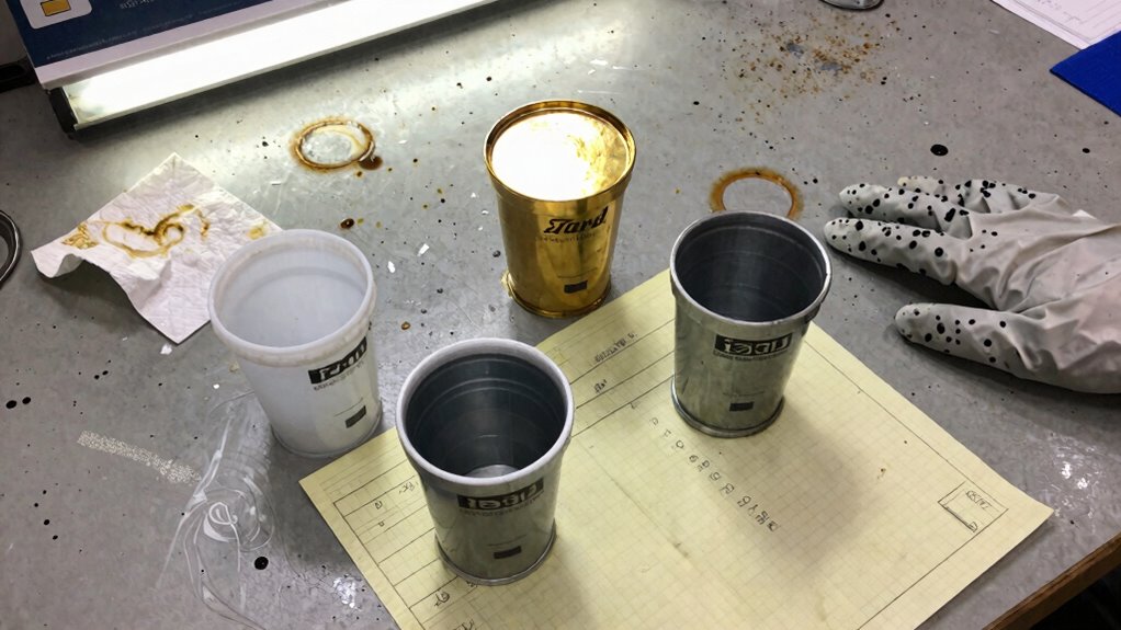 viscosity cup selection criteria